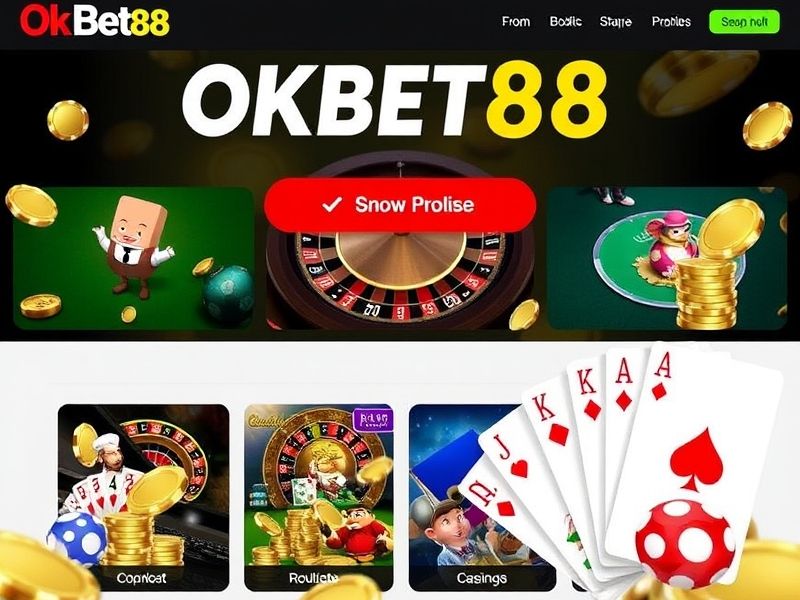 Welcome to Okbet88, the ultimate online gambling platform offering a wide range of casino games, sports betting, and live dealers. Discover exclusive bonuses and join thousands of satisfied players today.